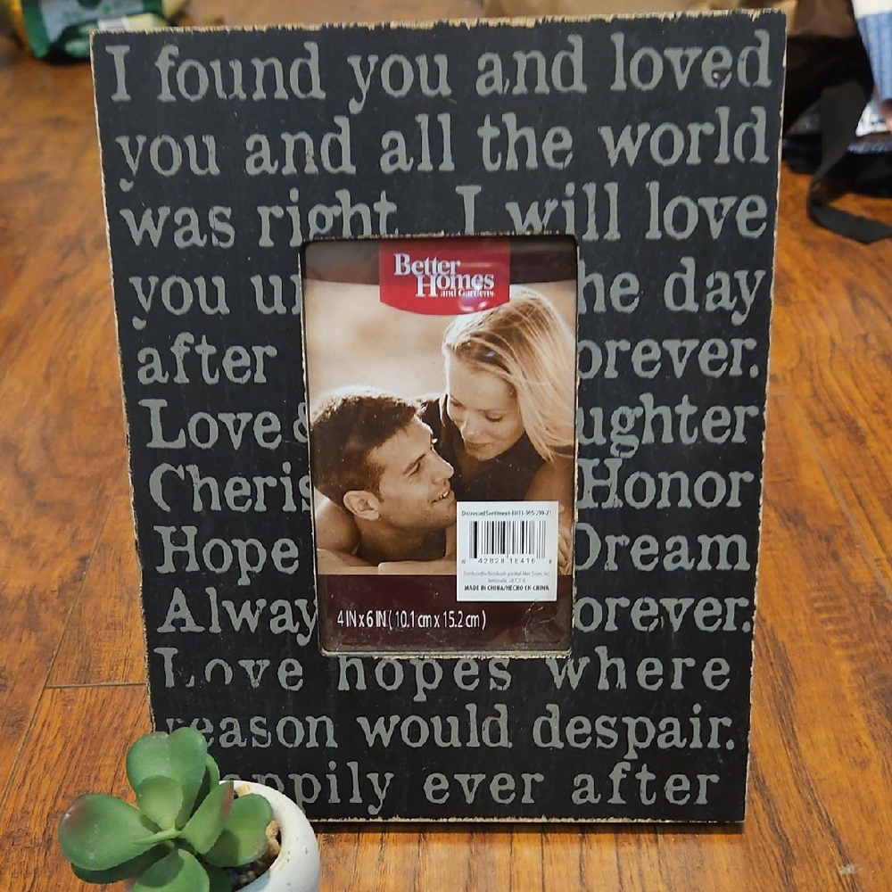 Better Homes And Gardens Inspirational Black Frame